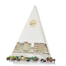 Cocoture - Julekalender Med Fyldte Chokolader og marcipan 270 g