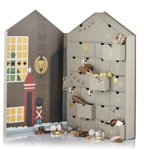 Cocoture Julekalender Hus - Med Luksus Chokolade - 765 g