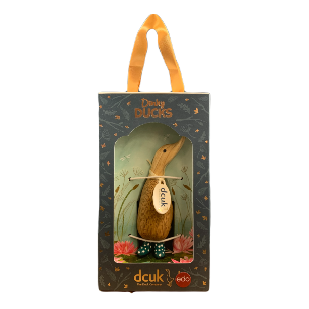 Dcuk - Dinky Duck - Prikkede Gummistvler - Petroleumsgrn