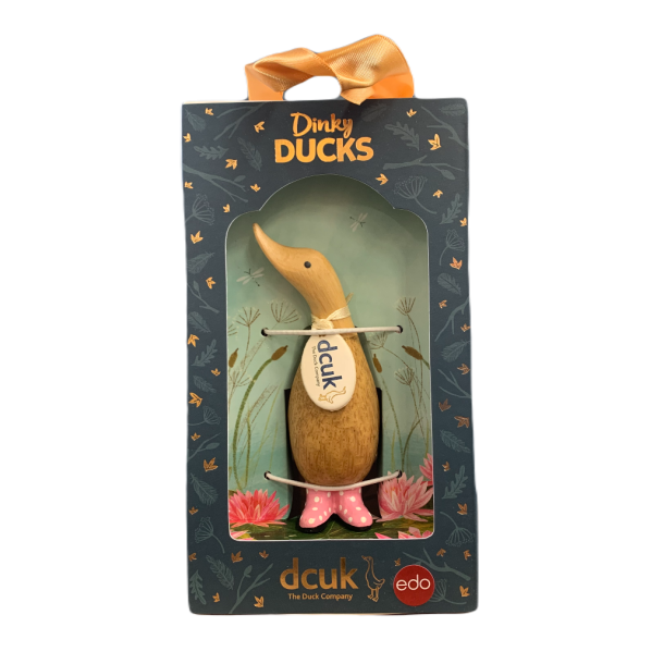 Dcuk - Dinky Duck - Prikkede Gummistvler - Lyserd