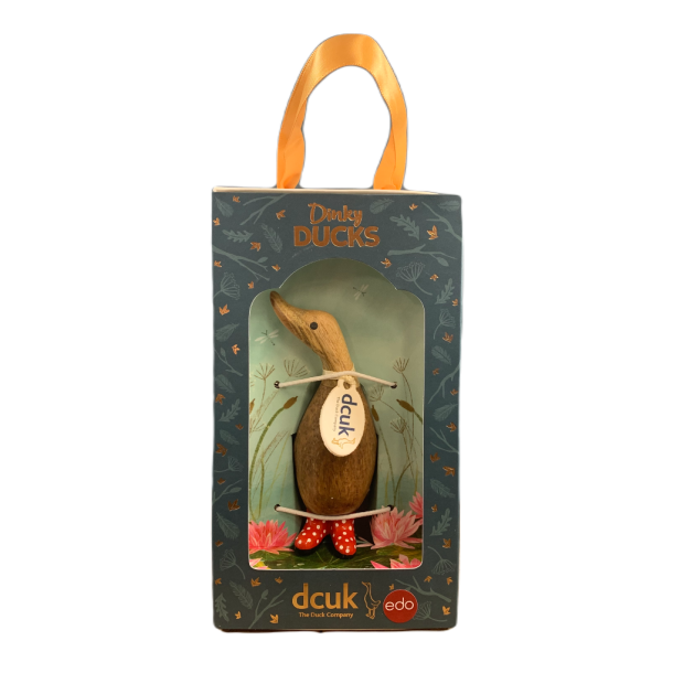 Dcuk - Dinky Duck - Prikkede Gummistvler - Rd