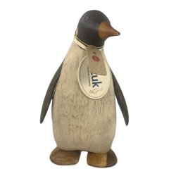 Dcuk - Tr Pingvin 17cm - Kejserpingvin Mor - Kigger Til Hjre