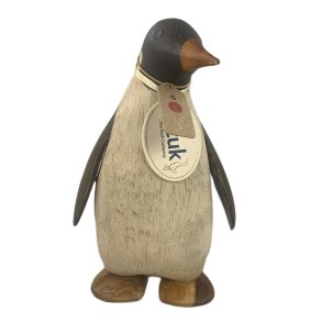 Dcuk - Tr� Pingvin 17cm - Kejserpingvin Mor - Kigger Til H�jre