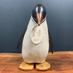 Dcuk - Tr Pingvin 17cm - Kejserpingvin Mor - Kigger Ligeud