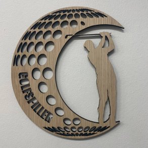 Trskilt - Golfspiller - Mand