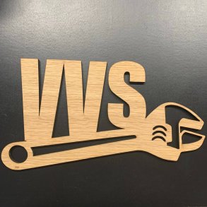 Trskilt - VVS Med Svenskngle