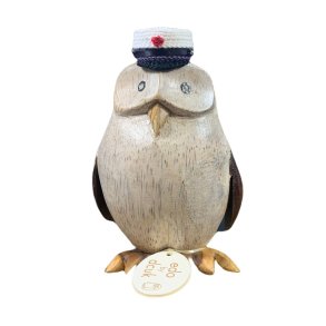 Dcuk - Tr Ugle 14cm - Lilla Studenterhue - Kigger Ligeud