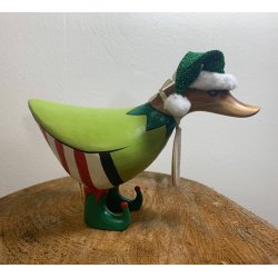 Dcuk - Tr And 16cm - Jul - Alf Med Stvler Og Nissehue - Kigger Ligeud