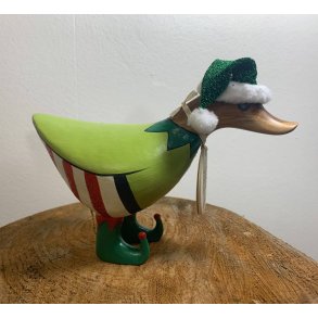 Dcuk - Tr And 16cm - Jul - Alf Med Stvler Og Nissehue - Kigger Ligeud