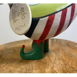 Dcuk - Tr And 16cm - Jul - Alf Med Stvler Og Nissehue - Kigger Ligeud