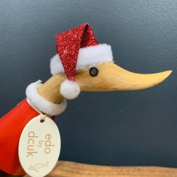 Dcuk - Tr� And 19 cm - Juleand p� guld ski