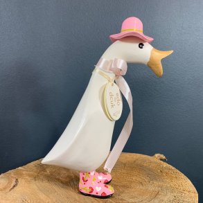 Dcuk - Tr And 22cm - Med Stvler Og Hat - Hvid - Med bent Nb