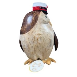 Dcuk - Tr Ugle 14cm - Bordeaux Studenterhue - Kigger Til Hjre