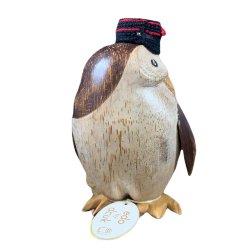 Dcuk - Tr Ugle 14cm - Sort Studenterhue - Kigger Til Hjre