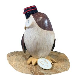 Dcuk - Tr Ugle 14cm - Sort Studenterhue - Kigger Til Venstre