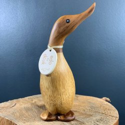 Dcuk - Tr And 18cm - Natur - Kigger Til Hjre