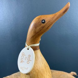 Dcuk - Tr And 18cm - Natur - Kigger Til Hjre