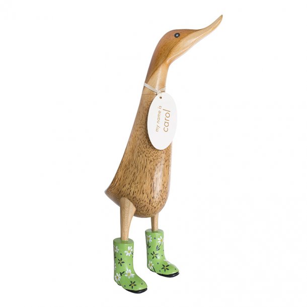 Dcuk Træ med gummistøvler - Grønne støvler med blomster - Dcuk - Design Og