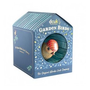 Dcuk - Tr fugl med rd sixpence