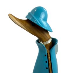 Dcuk tr�figur bl� regnhatt 