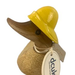 Dcuk - Trand11 cm - Med Gummistvler og Regnhat - Gul -Kigger Til Venstre