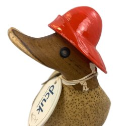 Dcuk Trand11 cm - Med Gummistvler og Regnhat - Rd - Kigger Til Venstre