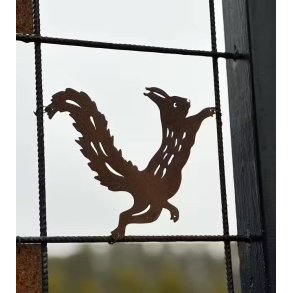 Dekoration til rionet � Egern i cortenst�l