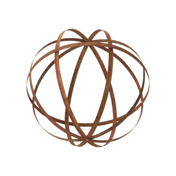 Dekorationskugle - Cortenst�l kugle - D80cm