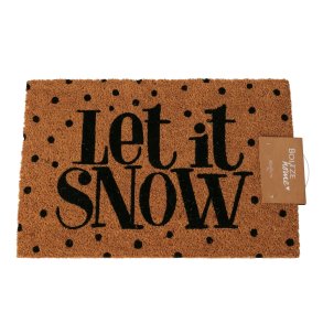 Drmtte 40x60- Kokos drmtte  Let it snow