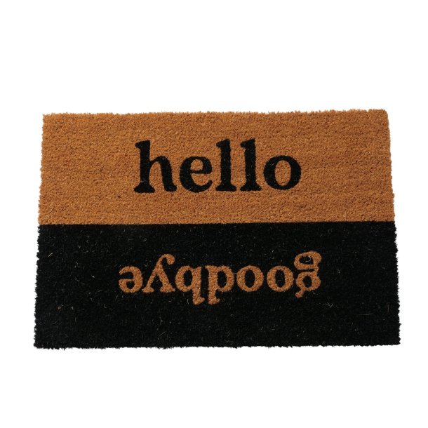 Drmtte 40x60 - Kokos drmtte Hello/Goodbye