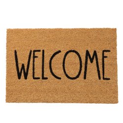 Drmtte 40x60- Kokos drmtte m/tekst - Welcome 
