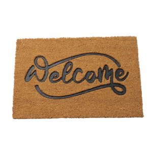 Drmtte 40x60- Kokos drmtte m/tekst - Welcome 