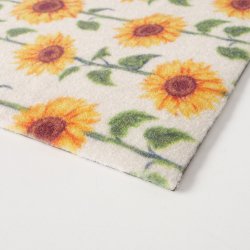 Drmtte m solsikker - Mtte 60x40 cm. - Vaskbar drmtte
