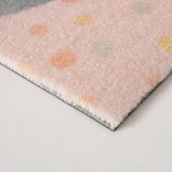 Drmtte med blomster - Mtte 60x40 cm. - Vaskbar drmtte