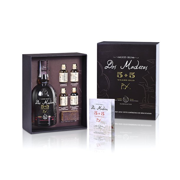 Dos Maderas Caribbean Double Aged Rum 5+5 r +Tasting Kit