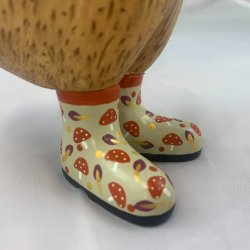 Dcuk Tr And 18 cm - med paddehat -Brndt Orange - Kigger Til Venstre