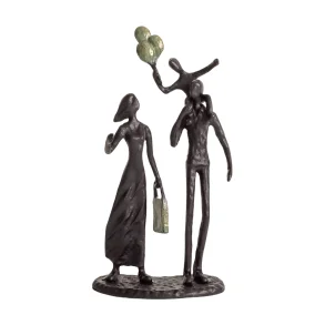 Figur � Familie figur i st�bejern fra Speedtsberg