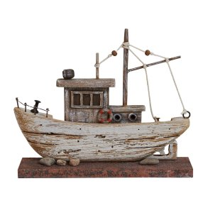 Figur - Fiskerbd i tr fra Speedtsberg