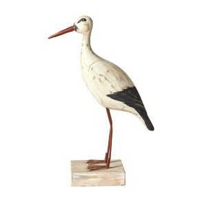 Figur - Stork H27 cm - En personlig og symbolsk gave
