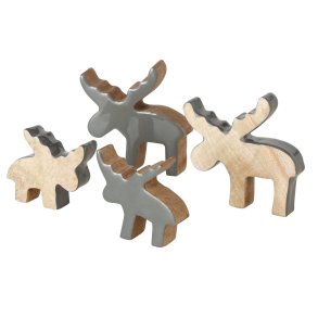 Figur - Elge - St/4 stk. 