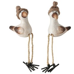 Figur - Fugle - St med 2 stk.