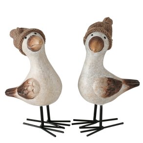 Figur - Fugle med tophue st/2 stk. 