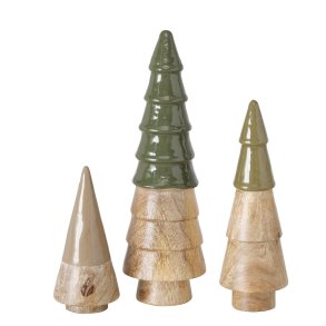 Figur - Trer - St med 3 stk. 