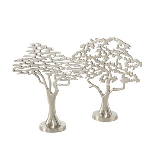 Figur - Trer i aluminium - St 2 stk. 