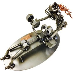 Metalfigur - Fitnessinstruktr - Kvinde