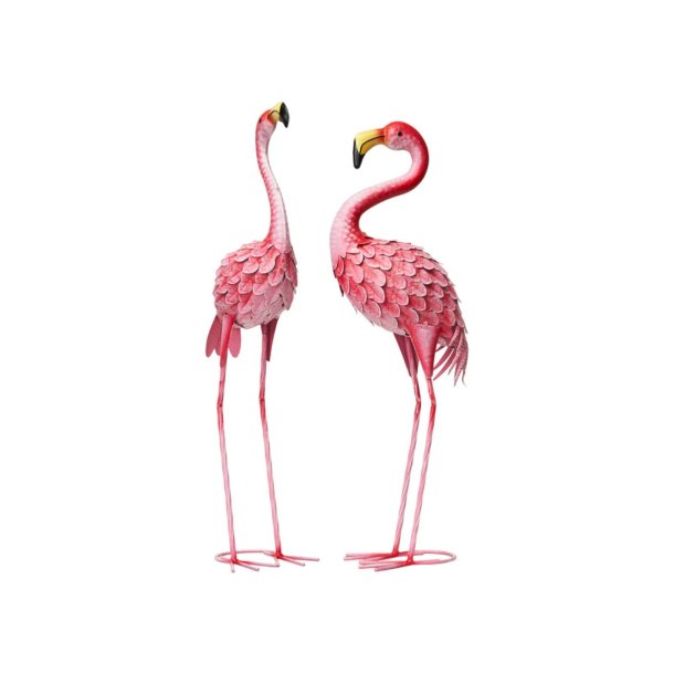 Flamingo havefigur - St med 2 stk. 