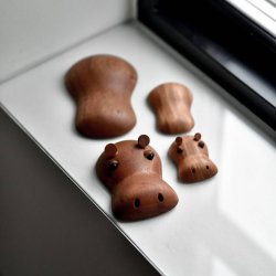 Flodhest figurer til boligen