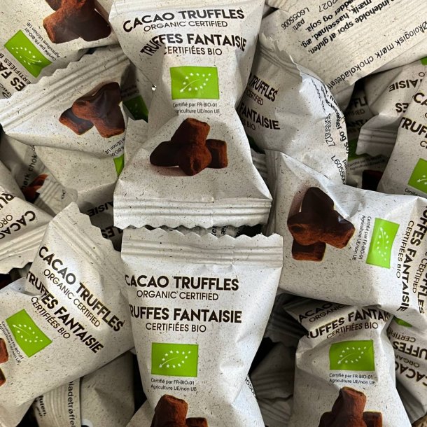 Flowpakket chokolade tr�ffel � �kologisk Classic