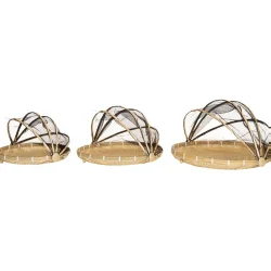 Fluenet til tallerkner og fade - St med 3 stk.