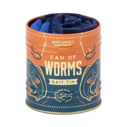 Gave til lystfiskeren � Metald�se med fiskestr�mper